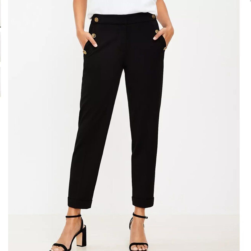 LOFT Devin Slim Sailor Pants - Size 10 - NWT